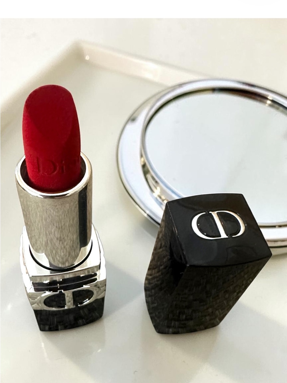 Christian Dior Red Velvet Iconic 999 Lipstick Mini New